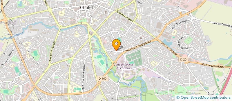 localisation de l'entreprise CITYCOM à CHOLET