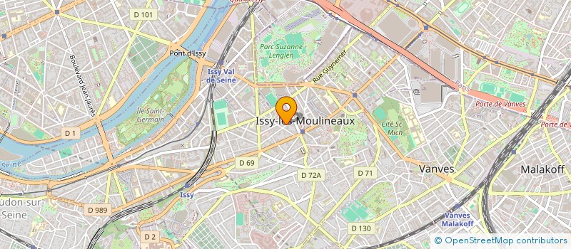 localisation de l'entreprise CITYCOMWALL à ISSY-LES-MOULINEAUX