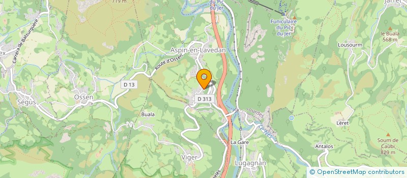 localisation de l'entreprise CITYEMPIRE  ASPIN-EN-LAVEDAN