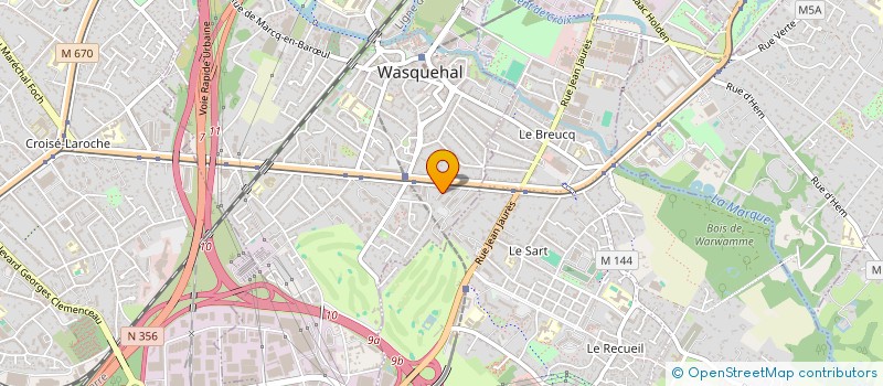 localisation de l'entreprise CITYFRANCE à WASQUEHAL