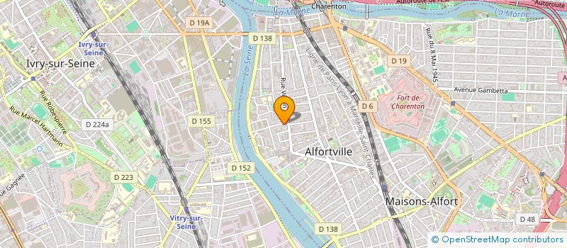 localisation de l'entreprise CITYFUTURE à ALFORTVILLE