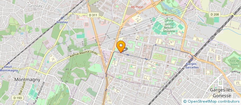 localisation de l'entreprise CITYGARD GROUP à SARCELLES