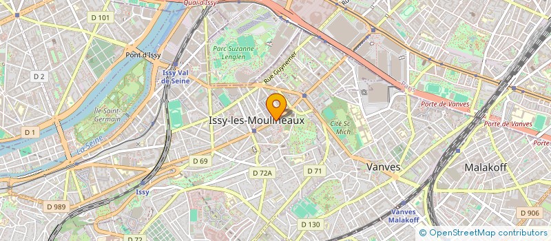localisation de l'entreprise CITYGO SAS à ISSY-LES-MOULINEAUX