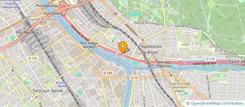 localisation de l'entreprise CITYLIB' à CHARENTON-LE-PONT