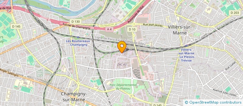 localisation de l'entreprise CITYLOG à CHAMPIGNY-SUR-MARNE