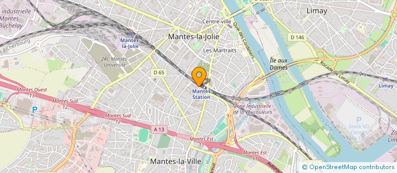 localisation de l'entreprise CITYMEDIA  MANTES-LA-VILLE