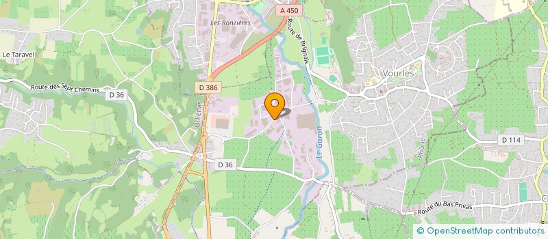 localisation de l'entreprise CITYN  VOURLES