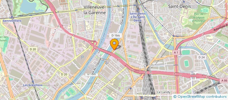 localisation de l'entreprise CITYPAD à SAINT-DENIS