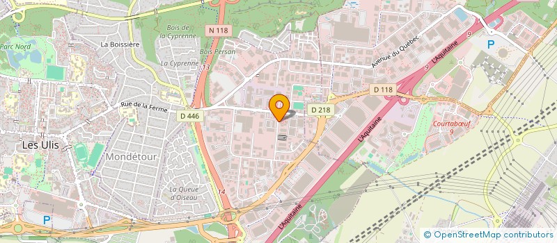 localisation de l'entreprise CITYPASSENGER à LES ULIS