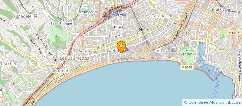 localisation de l'entreprise CITYPHONES à NICE