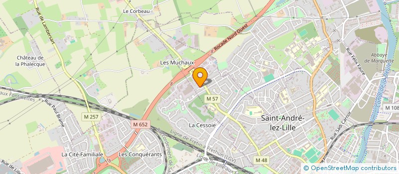 localisation de l'entreprise CITYPOST  SAINT-ANDRE-LEZ-LILLE