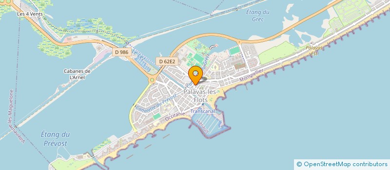 localisation de l'entreprise CITYSHIRT à PALAVAS-LES-FLOTS