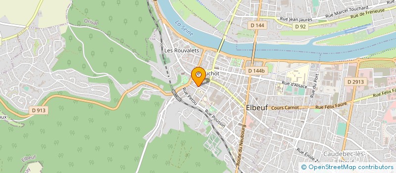 localisation de l'entreprise CITYTEX à ELBEUF