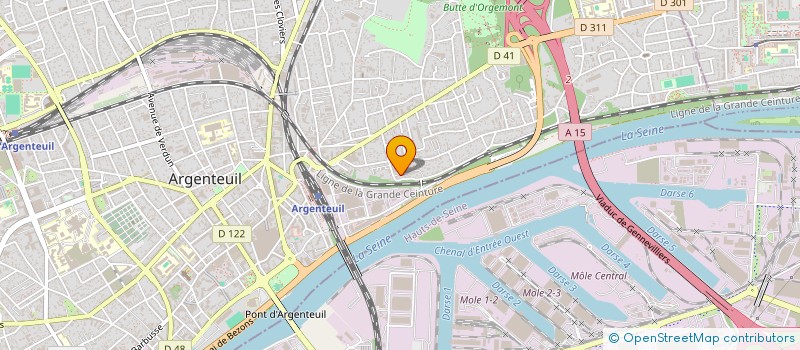 localisation de l'entreprise CITYVIA  ARGENTEUIL