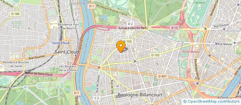 localisation de l'entreprise CITYVOLT à BOULOGNE-BILLANCOURT