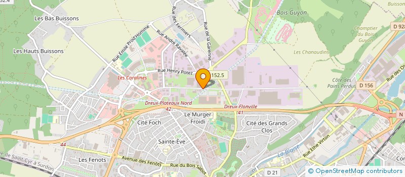 localisation de l'entreprise CITYVOLT TECHNOLOGY à DREUX