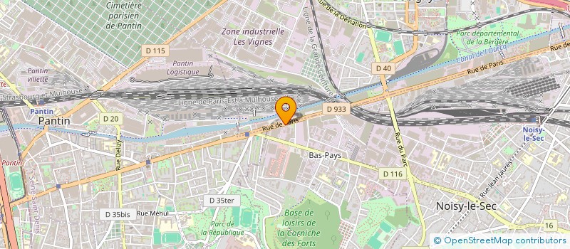 localisation de l'entreprise CITYZ à ROMAINVILLE