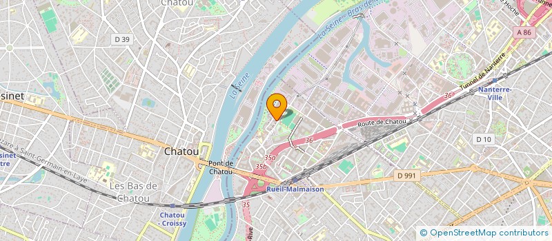 localisation de l'entreprise CITYZ'FORMATION à COURBEVOIE