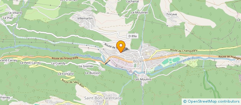 localisation de l'entreprise CITYZEN  BOZEL