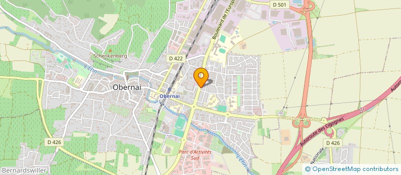 localisation de l'entreprise CITYZEN  OBERNAI