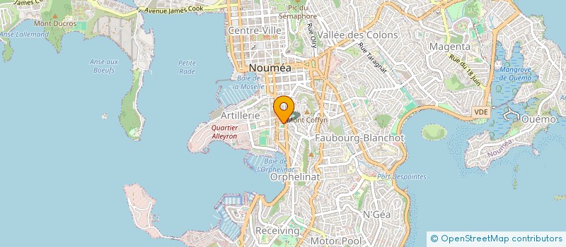 localisation de l'entreprise CITYZEN à NOUMEA