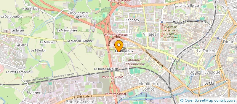 localisation de l'entreprise CITYZEN PROPRETE ET SERVICES à RENNES