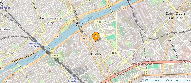localisation de l'entreprise CITYZINC à CLICHY