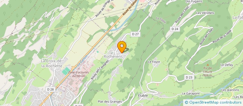 localisation de l'entreprise CIU  ROTHERENS