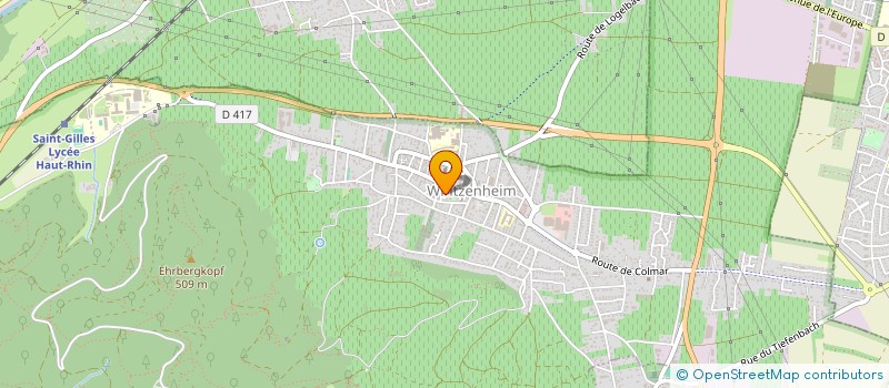 localisation de l'entreprise CIULLA -MULLER INDIVISION  WINTZENHEIM