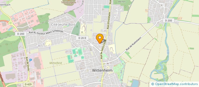 localisation de l'entreprise CIURET & CO  WITTENHEIM