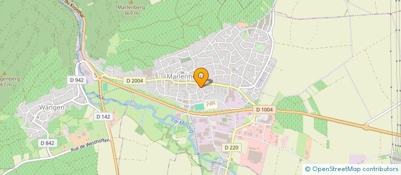 localisation de l'entreprise CIV ALSACE à MARLENHEIM