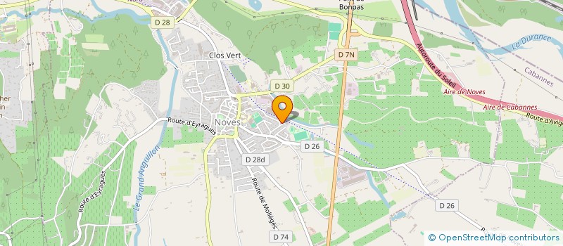 localisation de l'entreprise CIV DOMAINE DE LA  NOVES