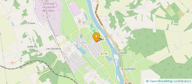 localisation de l'entreprise CIV EVENT  CIVAUX