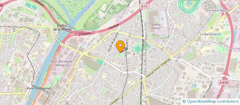 localisation de l'entreprise CIV RESEAUX à ANGERS