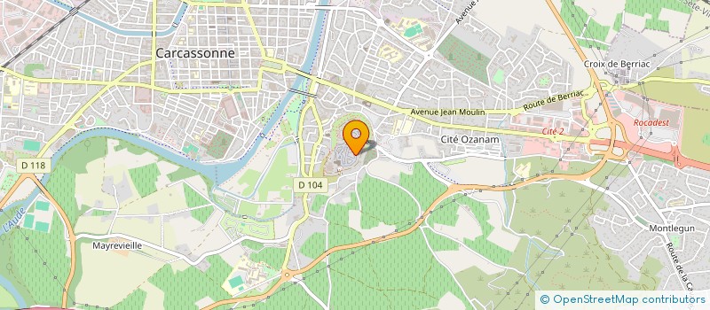 localisation de l'entreprise CIVA à CARCASSONNE