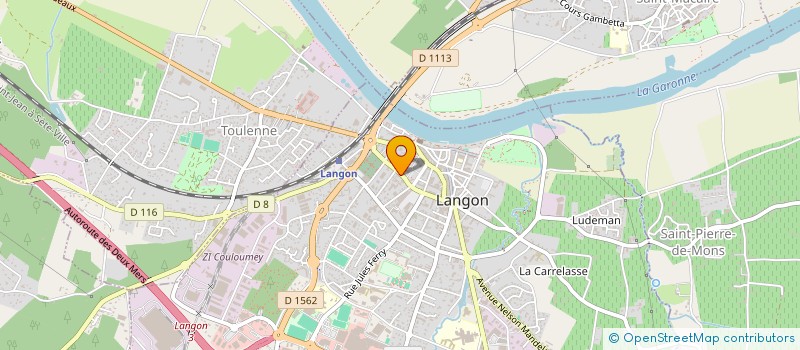 localisation de l'entreprise CIVAM GESTION  LANGON