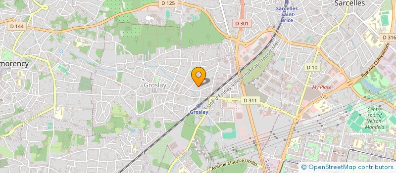 localisation de l'entreprise CIVAN à GROSLAY