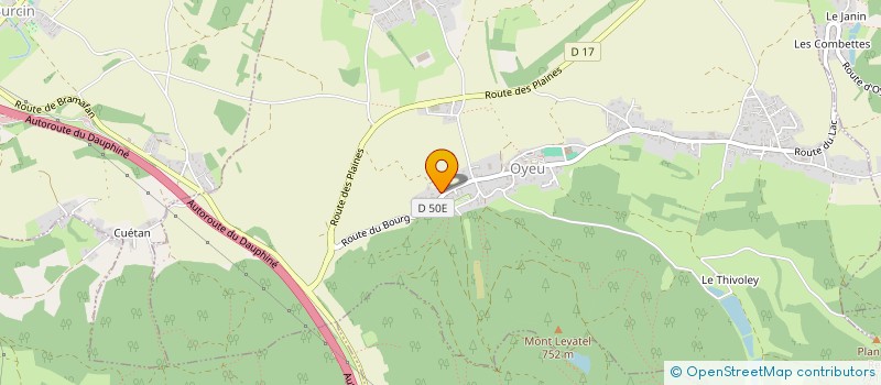 localisation de l'entreprise CIVAR  OYEU