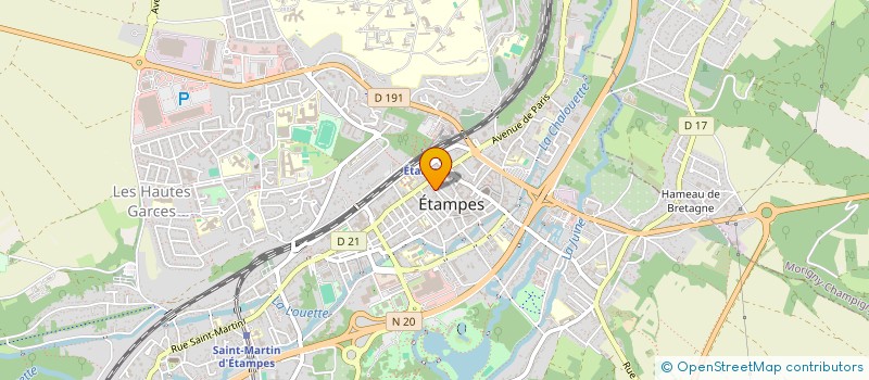 localisation de l'entreprise CIVEO  ETAMPES