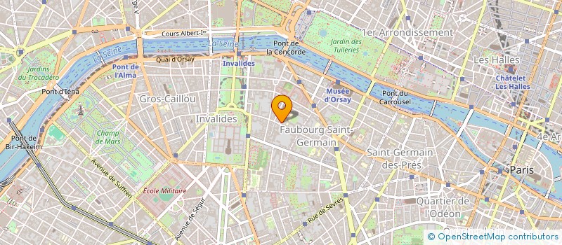 localisation de l'entreprise CIVETTA EXP  PARIS 7