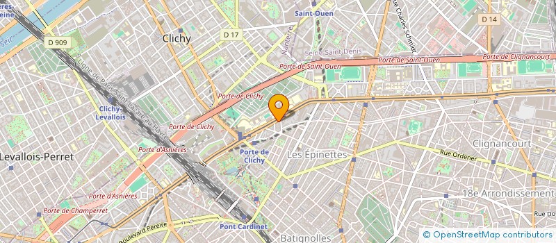 localisation de l'entreprise CIVETTE BESSIERES à PARIS