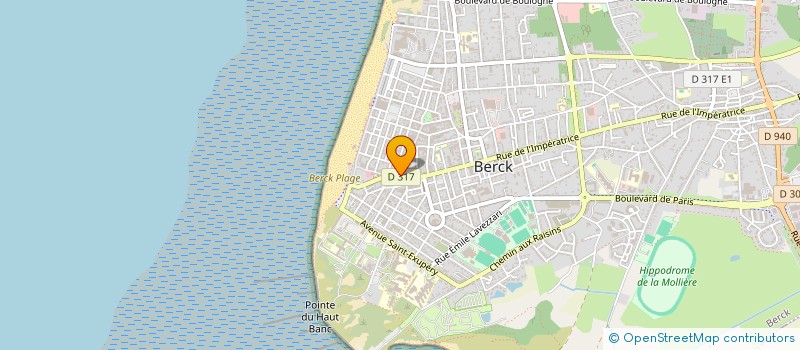 localisation de l'entreprise CIVETTE DE LA PLAGE à BERCK