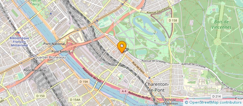 localisation de l'entreprise CIVETTE LIBERTE  CHARENTON-LE-PONT