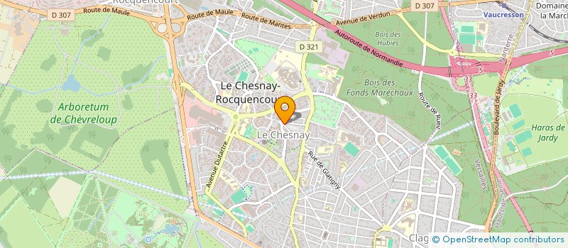 localisation de l'entreprise CIVETTE NOUVELLE FRANCE à LE CHESNAY-ROCQUENCOURT