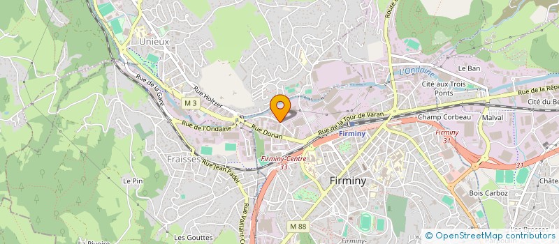 localisation de l'entreprise CIVEZ MC à FIRMINY