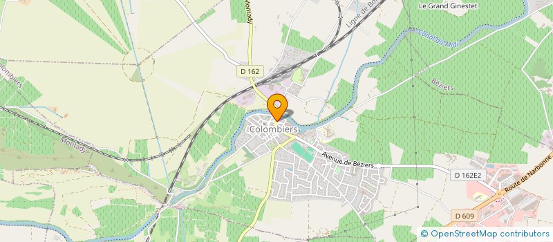 localisation de l'entreprise CIVIALLE ET COMPAGNIE à COLOMBIERS