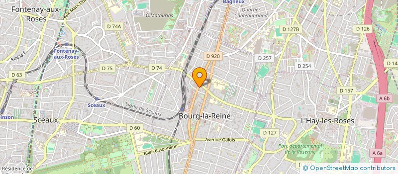 localisation de l'entreprise CIVIC à BOURG-LA-REINE