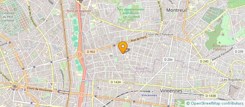 localisation de l'entreprise CIVIC CITY RECHERCHE-ACTION à MONTREUIL