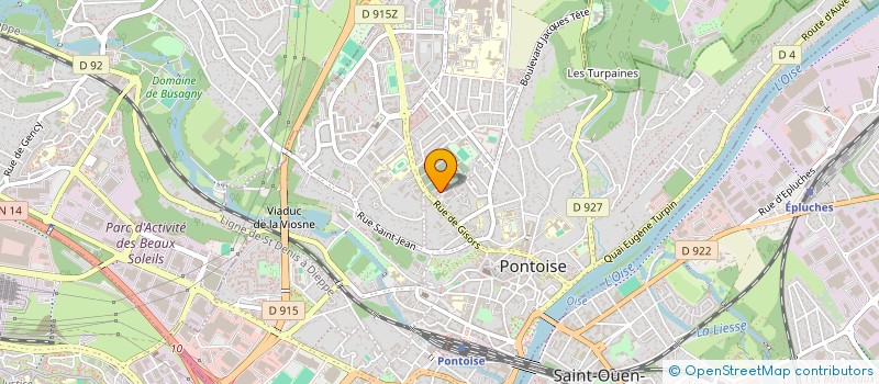 localisation de l'entreprise CIVIL AGRICOL PEPINIER ORNEM N  PONTOISE