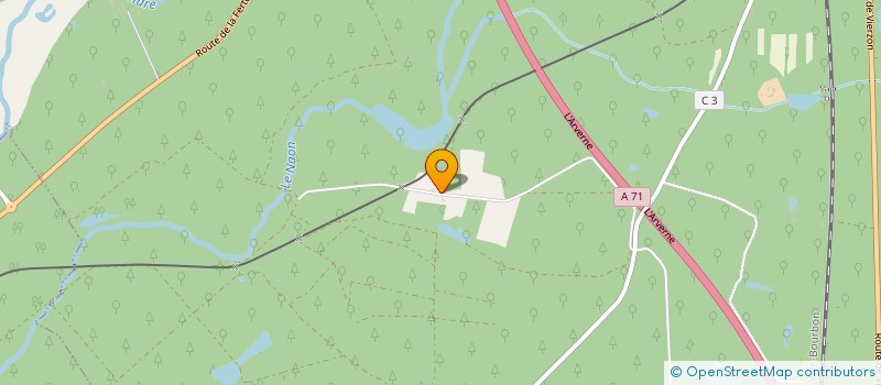 localisation de l'entreprise CIVILE IMMOB ET FORESTIERE BICHERIEUX  SALBRIS